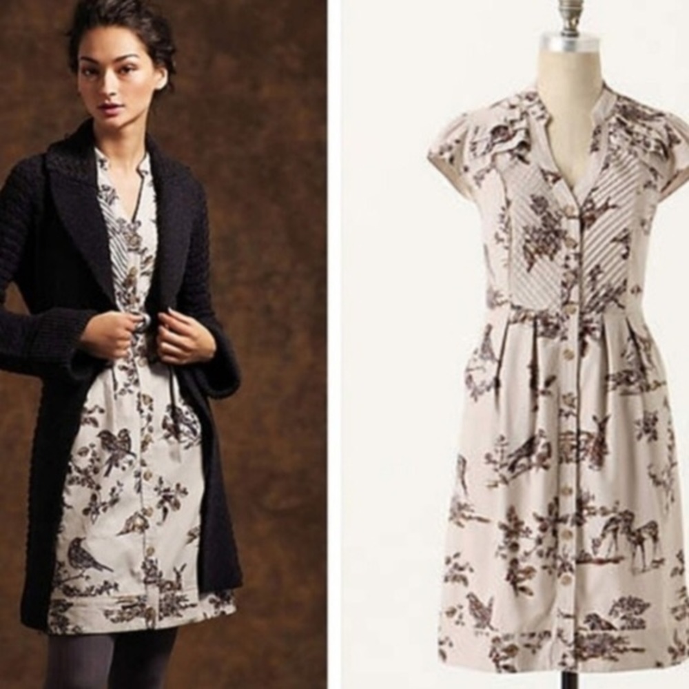 Anthropologie Maeve Southward Stop dress